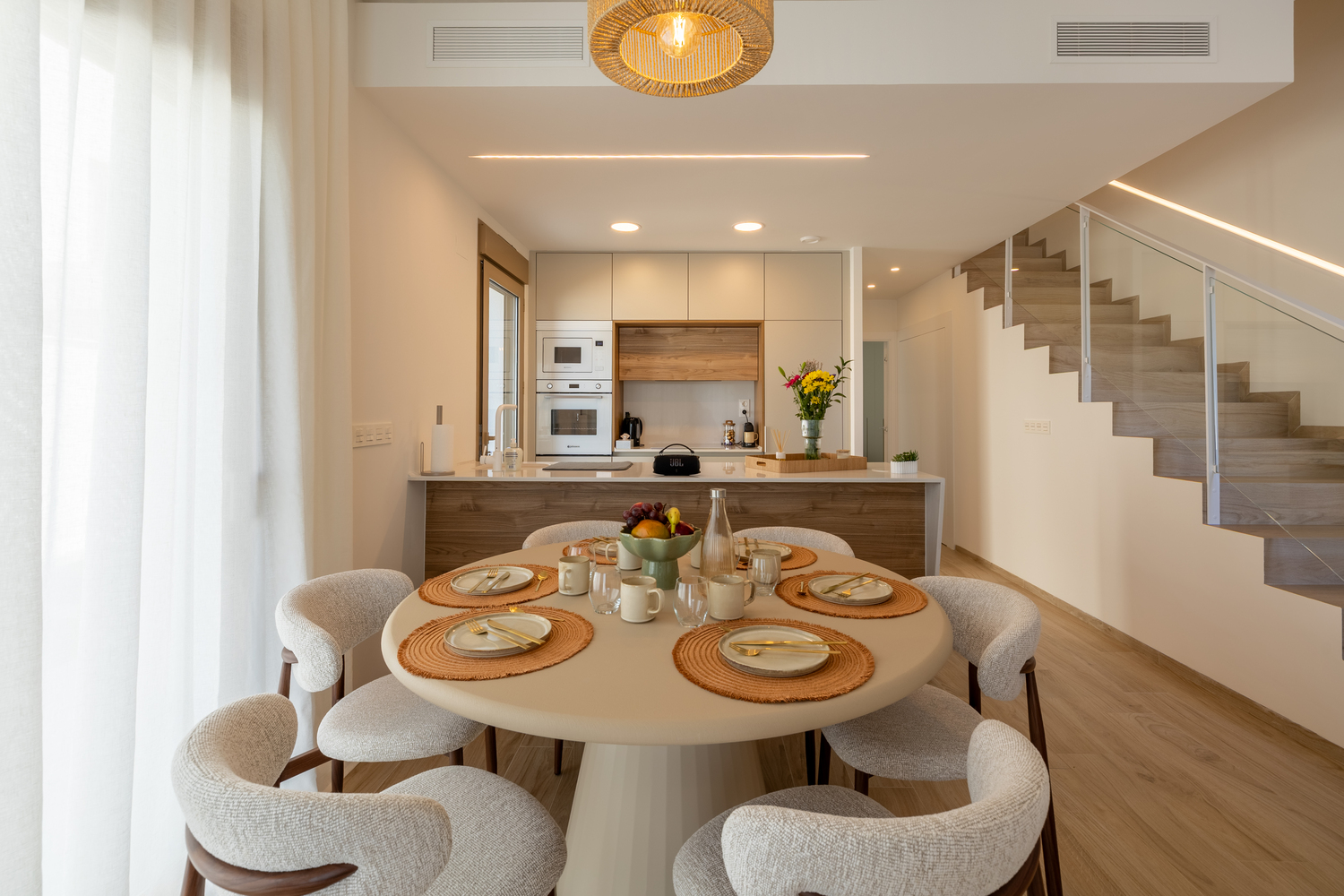 Kitchen and dining